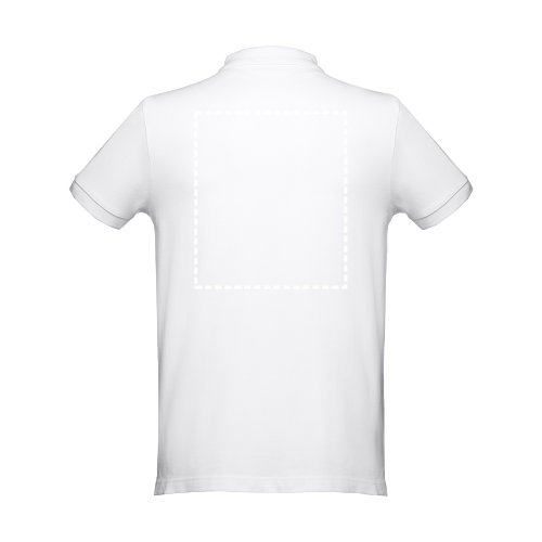 DTG - Direct to Garment, Поло Риза С Къс Ръкав - Гръб