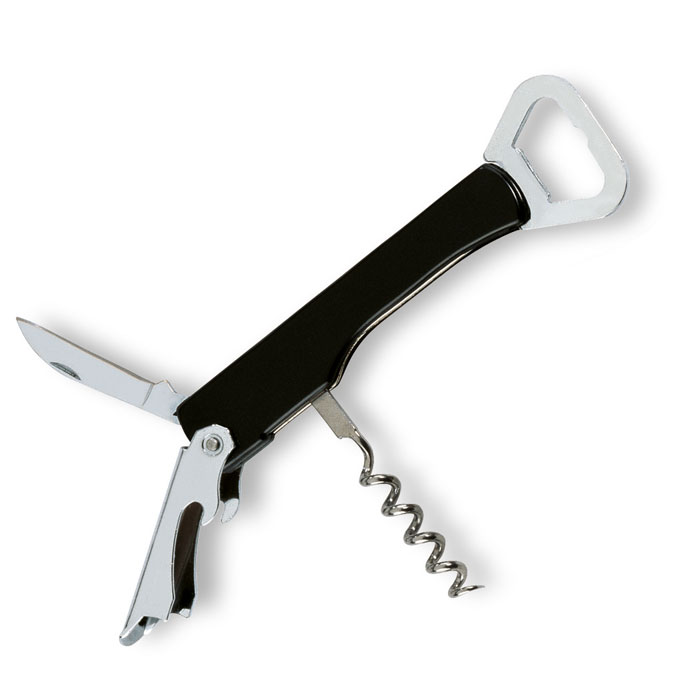 Trifo Waiter's Knife with Corkscrew, Bottle Opener, and Small Knife
