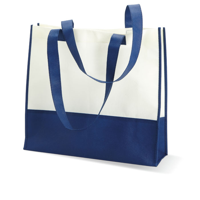Vivi Shopping or Beach Bag in Nonwoven Material, 39x12.5x35.5 cm