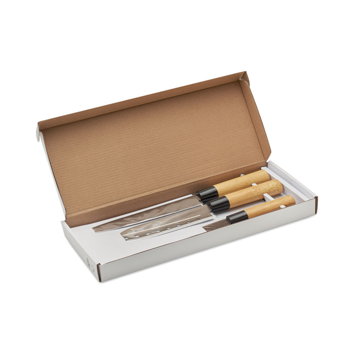 3-Piece Japanese Knife Set Taki in Gift Box