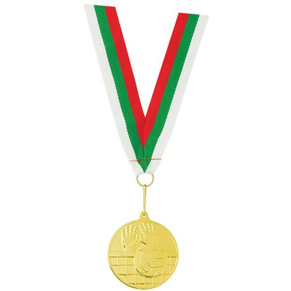Medal MSD-09, Metal, Ø50 mm, for Volleyball