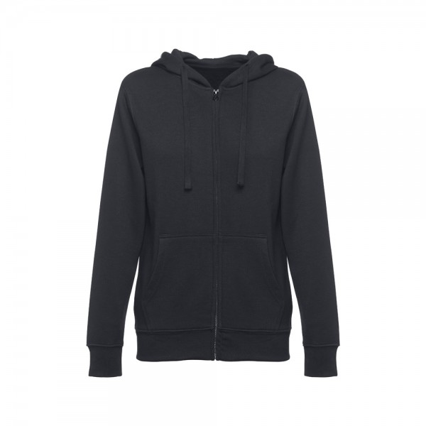 THC AMSTERDAM WOMEN. Women's hoodie in cotton and polyester with full zip