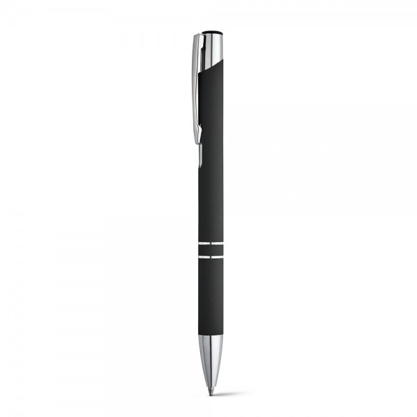 BETA SOFT. Aluminum Pen with Colored Rubberized Body