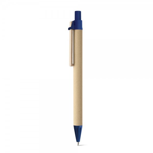 NAIROBI. Kraft paper ball pen with wooden clip