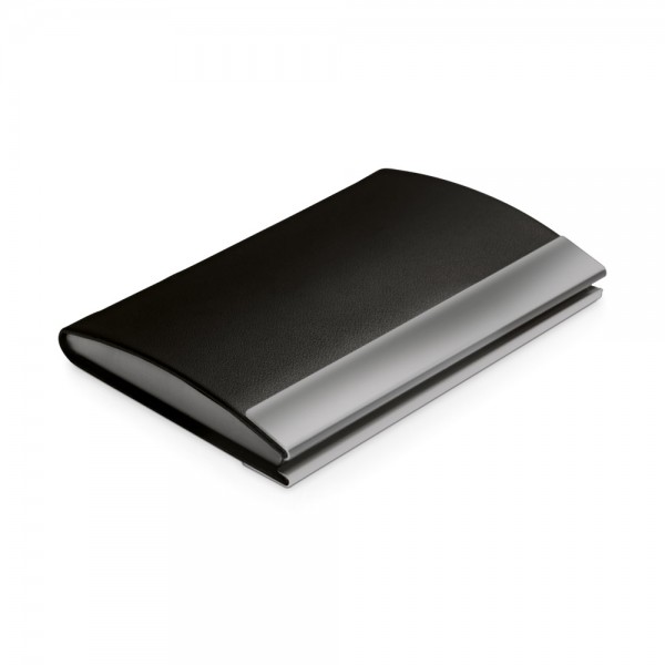 SANDLER. Metal and PU card holder