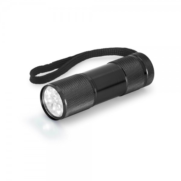 FLASHY. Aluminium Flashlight with 9 LED Lights