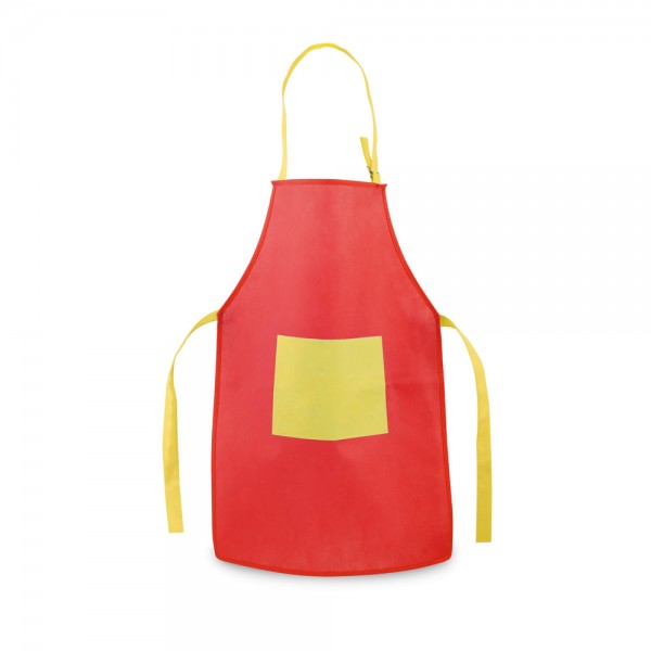 LAVENDER Kids' Apron in Red with Adjustable Straps
