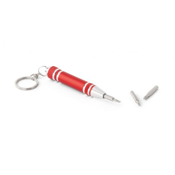 Keychain with Tool Set
