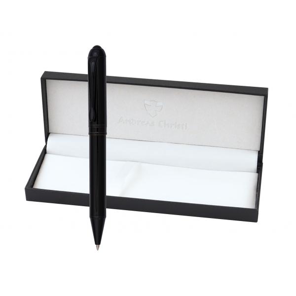 Metal Pen CAPEL with Black Accents in Gift Box