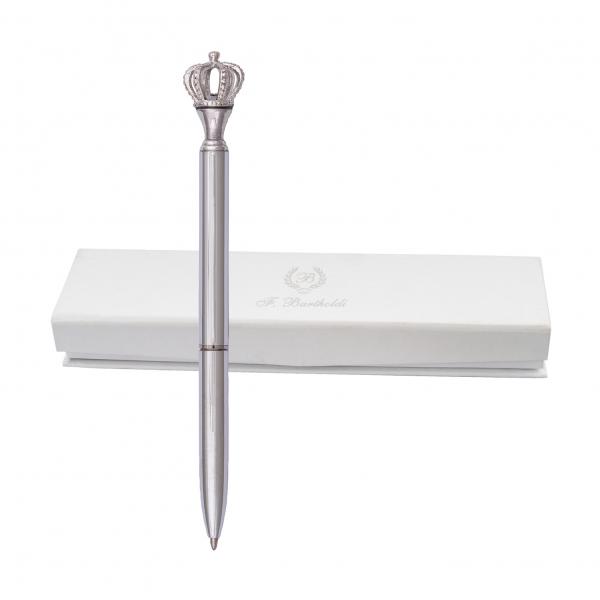 Metal Pen CROWN with Silver Crown in Gift Box