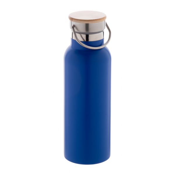 Stainless Steel Thermos with Bamboo Lid, 500 ml