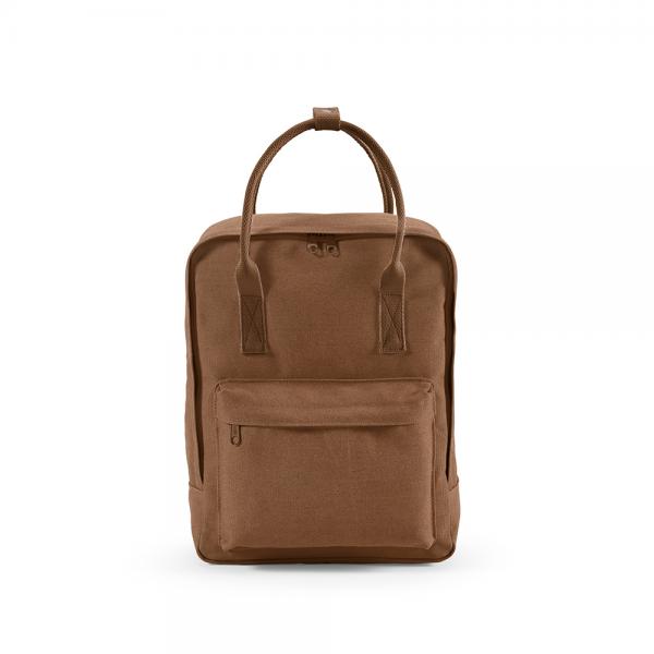 Recycled Cotton Canvas Backpack, 18L, with rPET Straps and Front Pocket