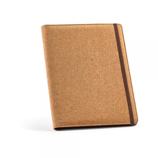 Kafka A4 Folder from Cork with Elastic Closure and Tablet Holder