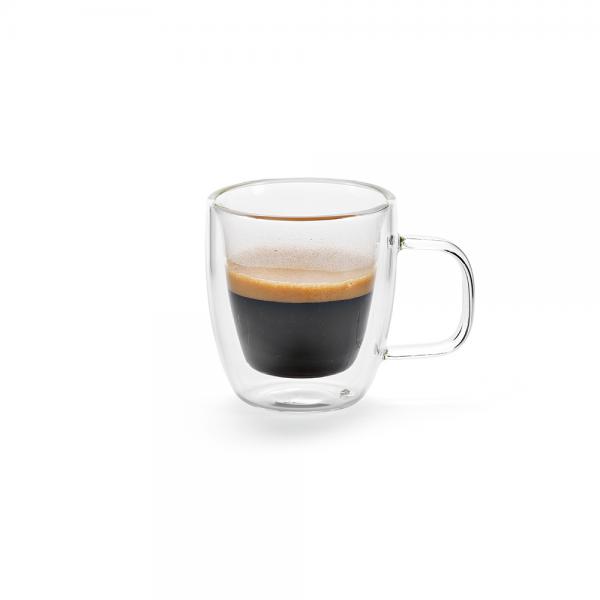 Elbe 65ml Mug - Double-Wall Borosilicate Glass for Your Morning Espresso