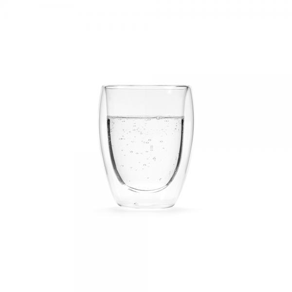 Meuse 370ml Mug - Double-Wall Borosilicate Glass Mug Without Handle