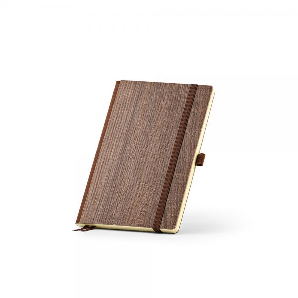 Steinbeck A5 Notebook with Woodgrain Cover and 196 FSC Certified Pages