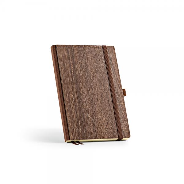 Steinbeck A5 Notebook with Woodgrain Cover and 196 FSC Certified Pages