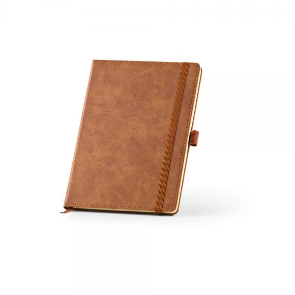 Hawthorne A5 Notebook with Recycled PU, 196 FSC Pages, and Pen Holder