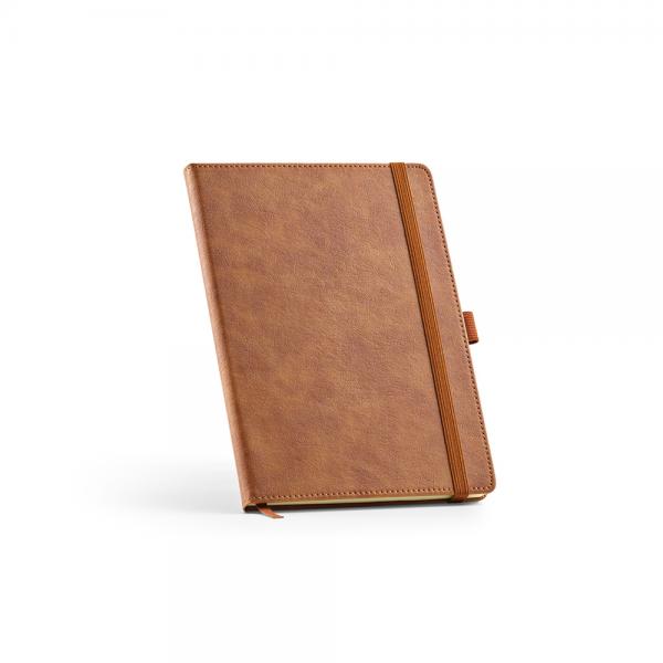 Hawthorne A5 Notebook with Recycled PU, 196 FSC Pages, and Pen Holder