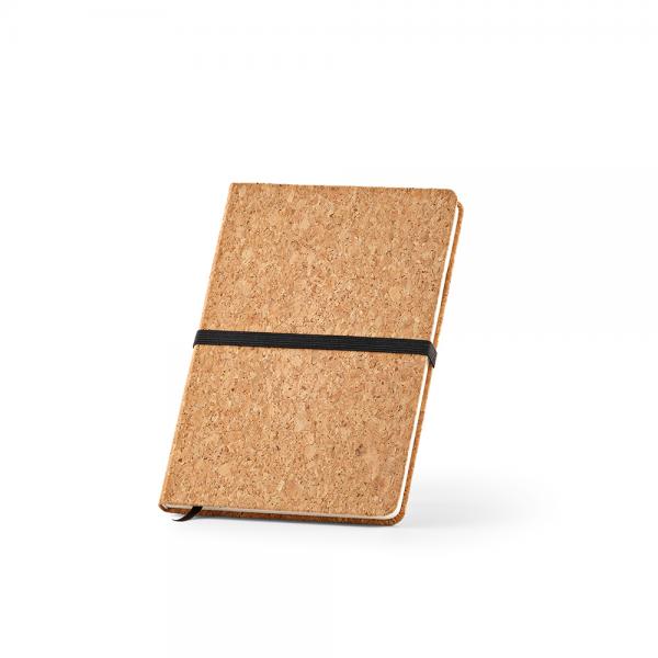 Goethe A5 Cork Notebook with 196 Recycled Dotted Pages and Elastic Band