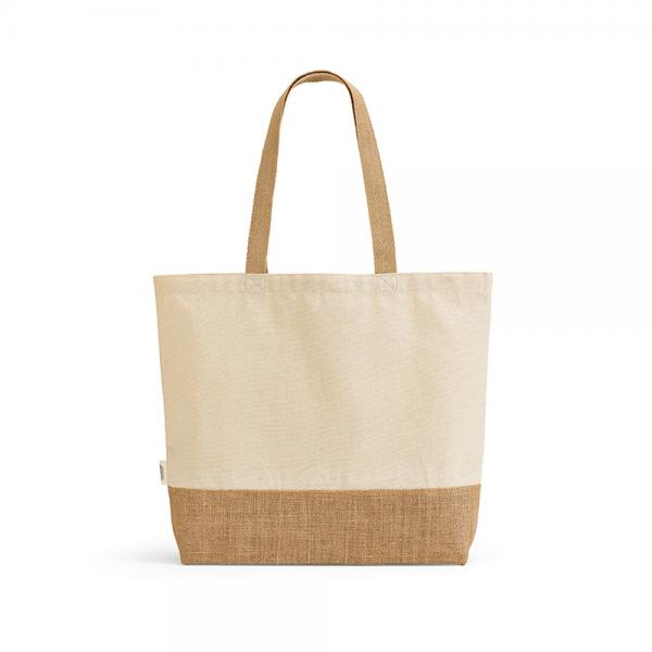 MAUNA KEA tote bag made from recycled cotton, polyester, and jute, 220gsm