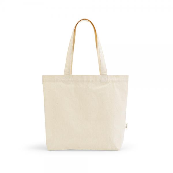 TEIDE tote bag made from recycled cotton and polyester, 280gsm, 65cm handles