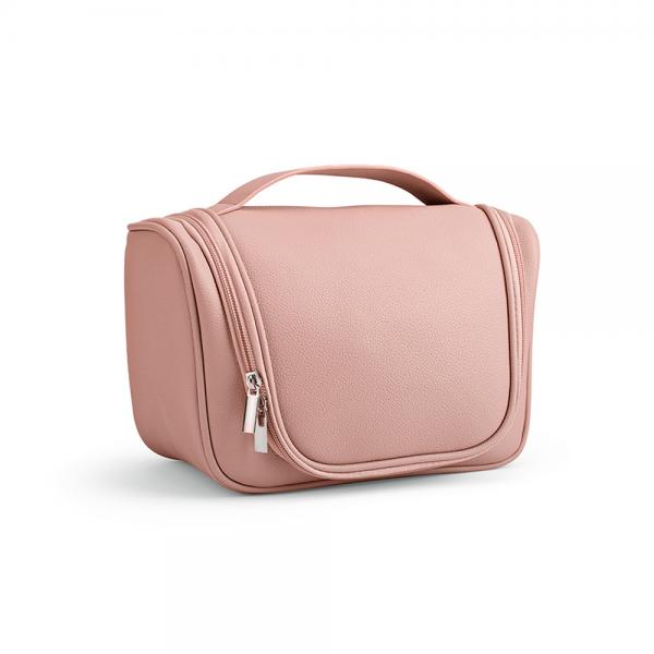 Shanghai Recycled Leather Toiletry Bag with Elegant Design