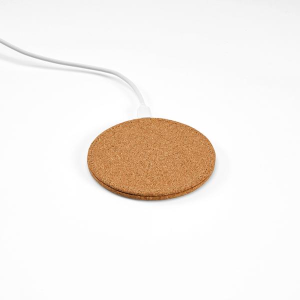 DESCARTES wireless charger with cork body and 15W power