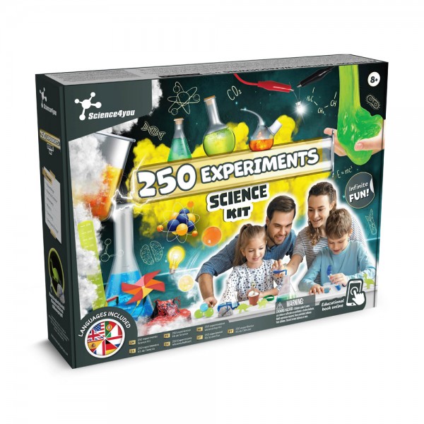 ULTRA KIT 250 EXPERIENCES Educational Science Kit with 250 Experiments for Children