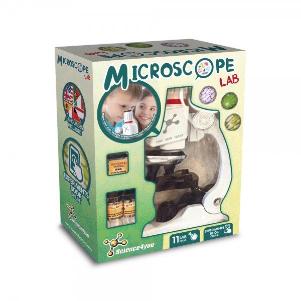 MICROSCOPE Educational Microscope for Children with Sample Kit