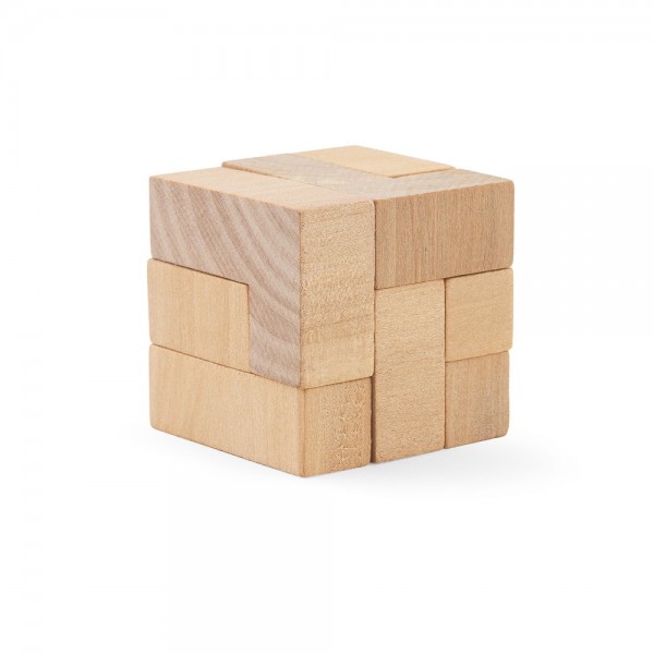 OMBER 7-Piece Wooden Puzzle with Textile Bag