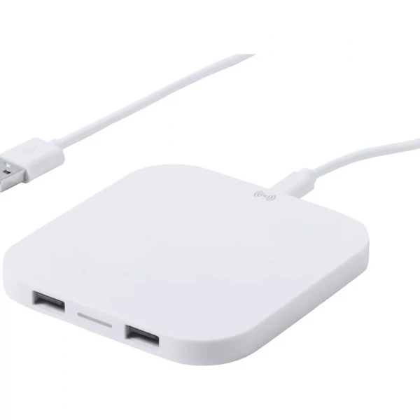 Безжично зарядно 10W с 2 USB порта