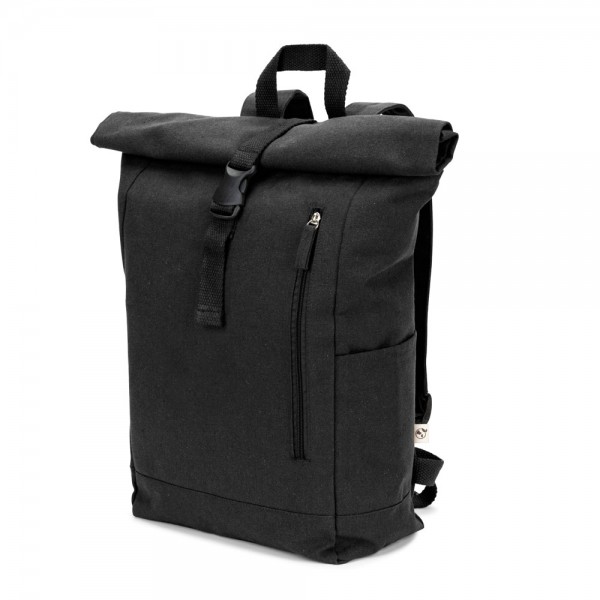 SAINT Roll-Top Backpack in Recycled Cotton & Recycled Polyester 17L