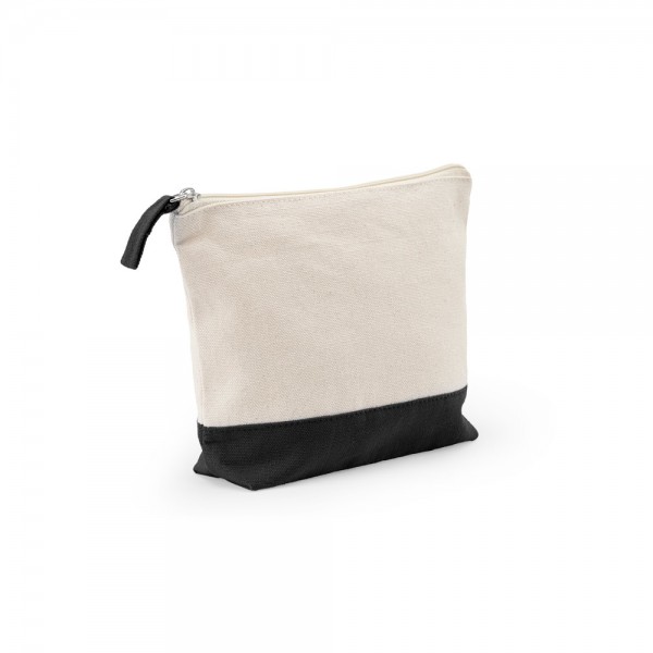 DAPHNE Two-Tone 100% Cotton Cosmetic Bag (340 g/m²)