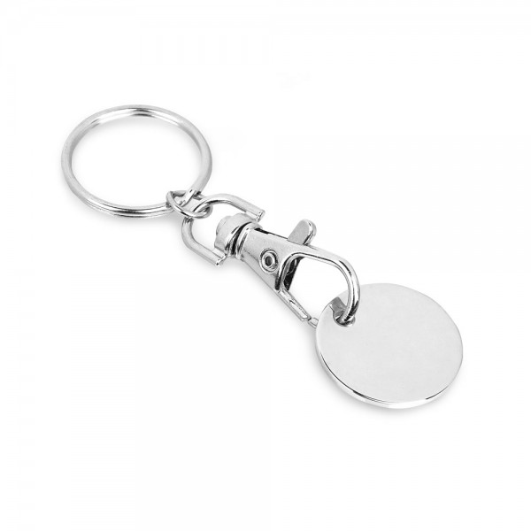 FIDO Metal Coin Keyring with Carabiner