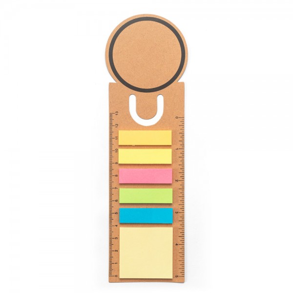 SAWYER 3-in-1 Office Set Made from 100% Recycled Paper with Sticky Notes and Ruler