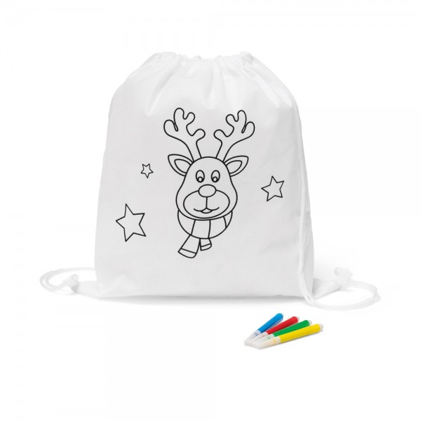 GLENCOE Children's Colouring Drawstring Bag