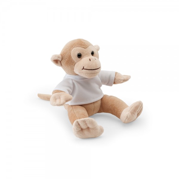 MONKY Plush Monkey Toy with T-Shirt