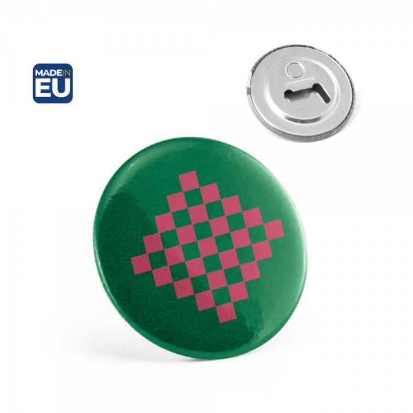 Button PIN 12. Значка с магнит и отварачка за бутилки