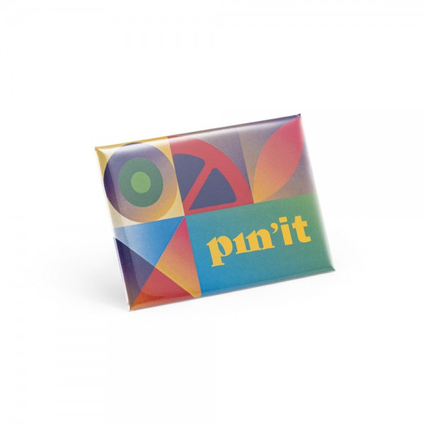 Button PIN 15. Магнитна правоъгълна значка