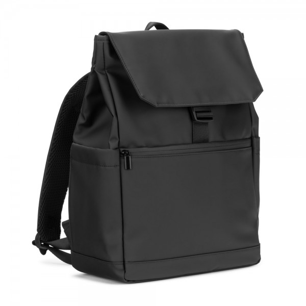 AZORES BAG. Раница за лаптоп от полиуретан (16 инча), с панел, покриващ всички отделения