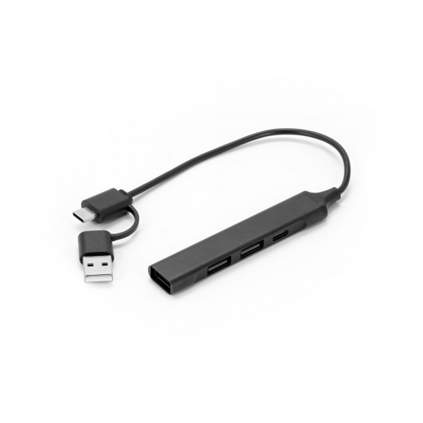 BENIOFF Multifunctional USB Hub in Recycled Aluminium and rPET