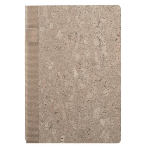 A5 Notebook with Cork Cover and Pen Slot PUNT-9