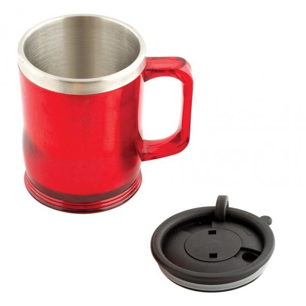 Thermal Mug CH-078-4, 400 ml, Stainless Steel and Plastic