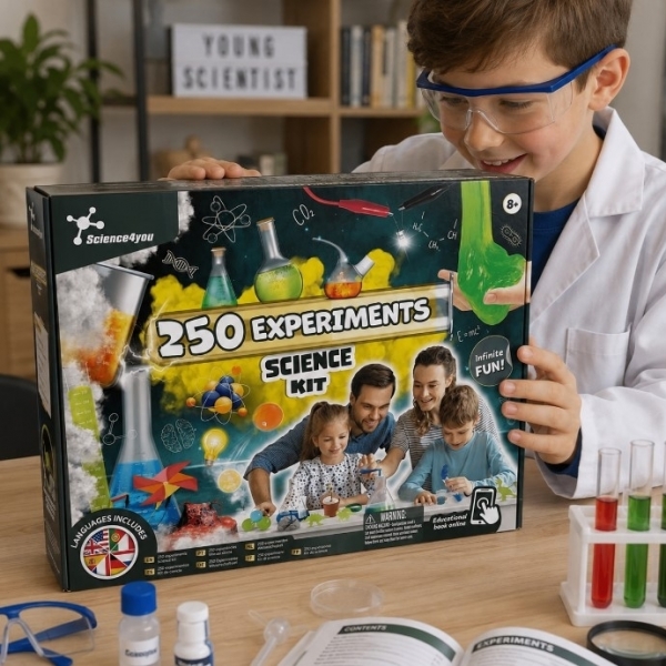 ULTRA KIT 250 EXPERIENCES Educational Science Kit with 250 Experiments for Children