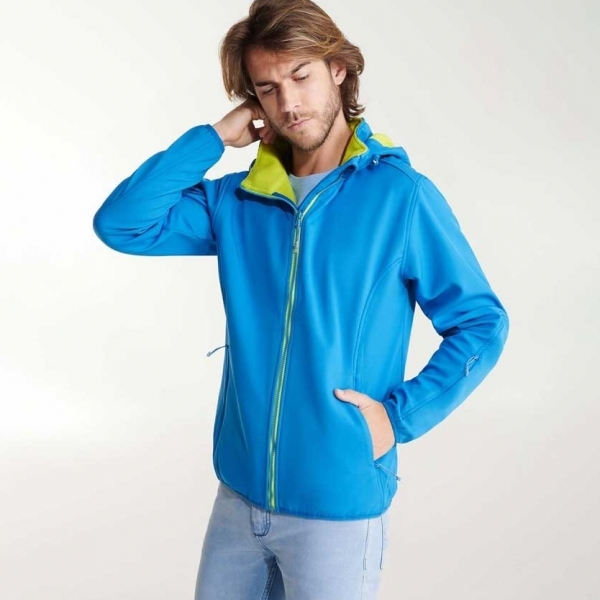 SIBERIA Softshell Sports Jacket 300 g/m² with Hood for Custom Branding