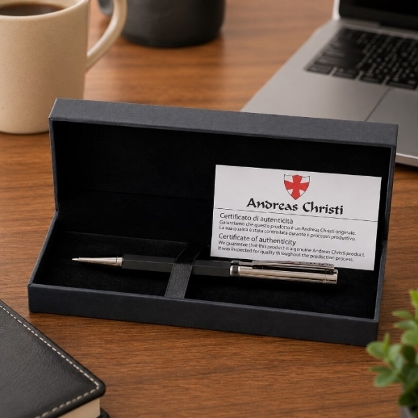 Метална химикалка Tower в подаръчна кутия Andreas Christi