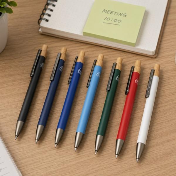 Recycled Aluminum (R-AL) Ballpoint Pen with Jumbo Refill