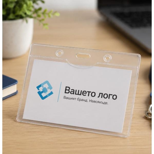 ALEXANDER PVC Badge Holder 70 x 100 mm