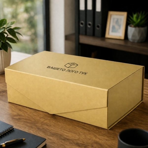 Luxury Large Magnetic Gift Box - Gold Premium Packaging